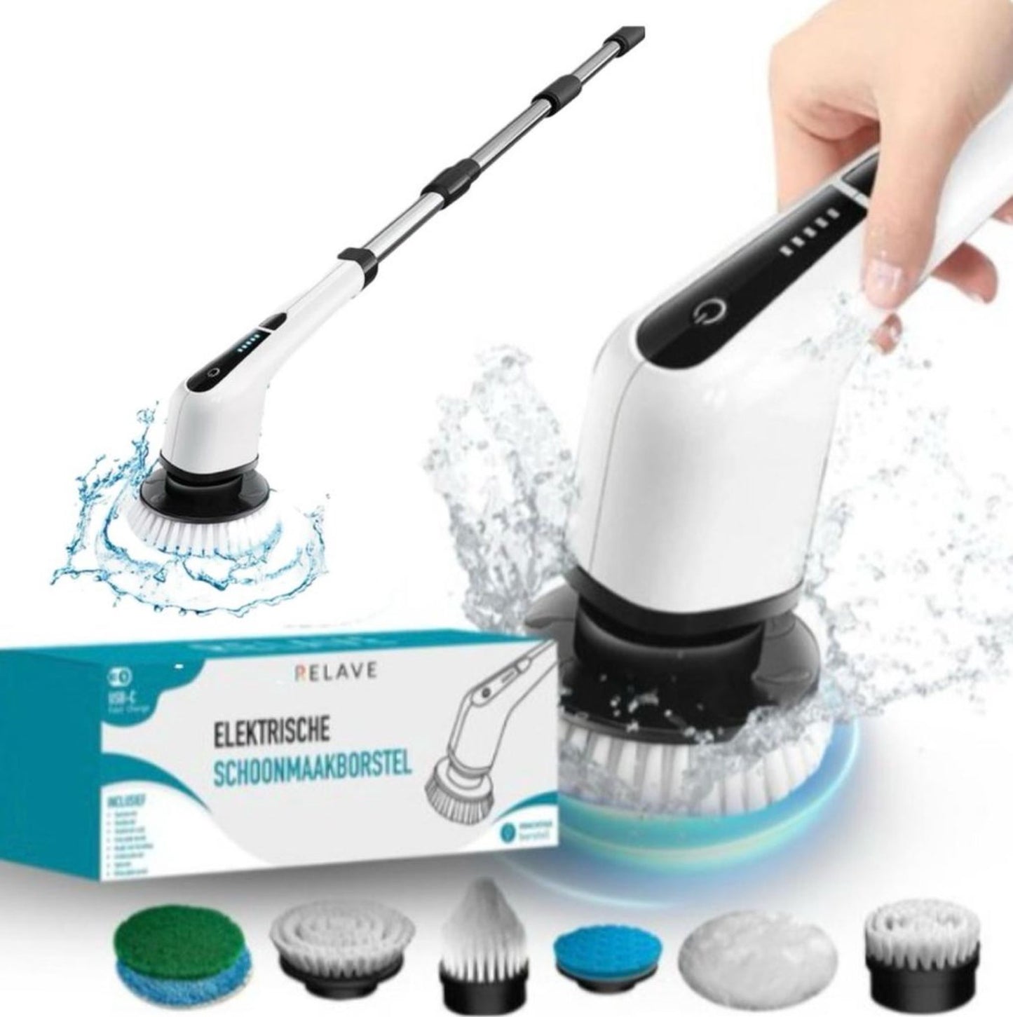 Relave Elektrische Schoonmaakborstel